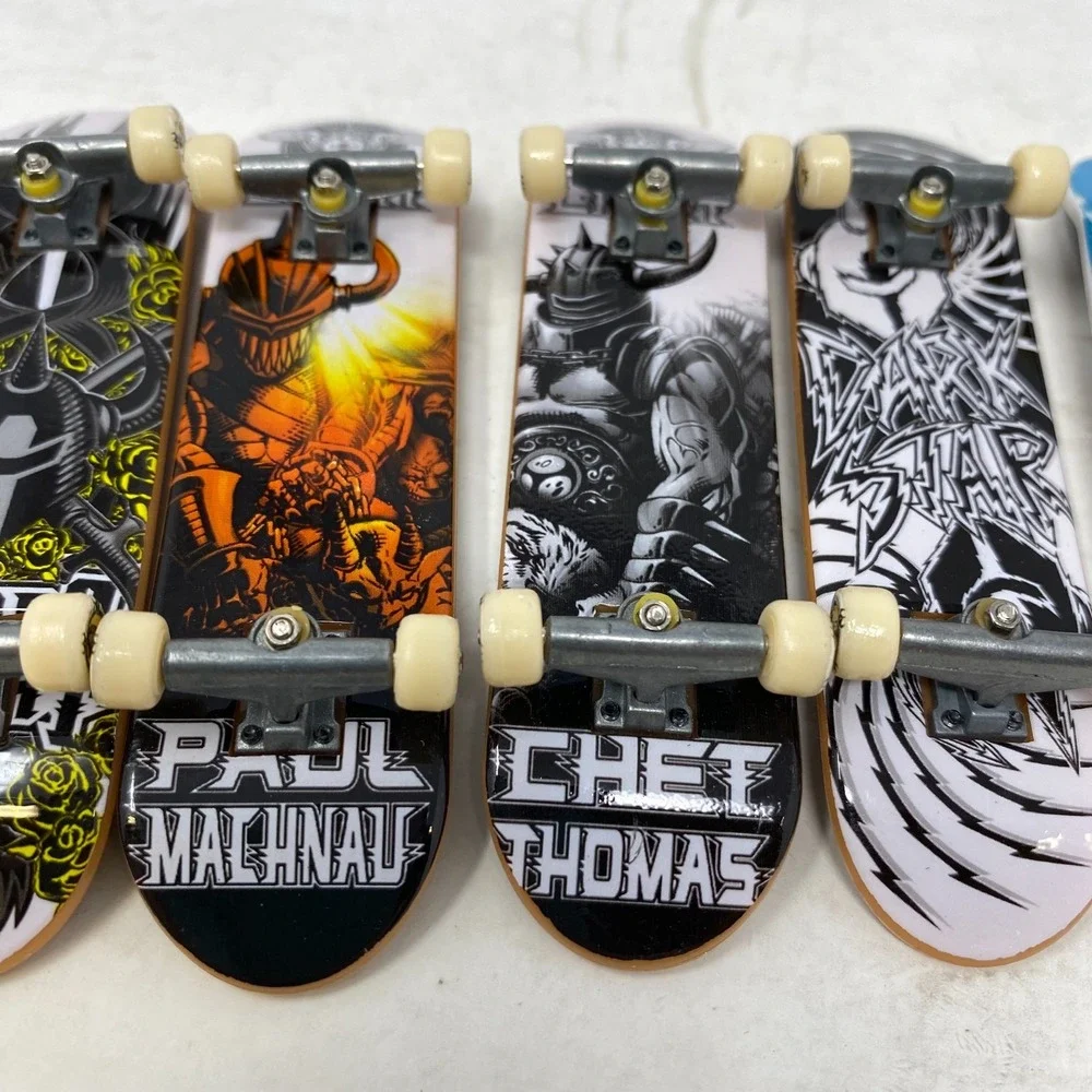 Tech Deck Finger Skateboards Panda Dark Star‎ Adam Dyet Paul Machnau Lot of 6